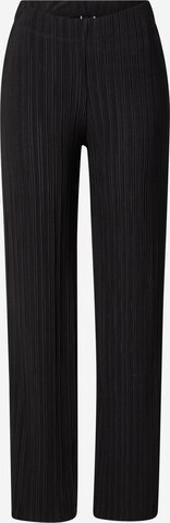 Pantalon 'Sissi' Gina Tricot en noir : devant