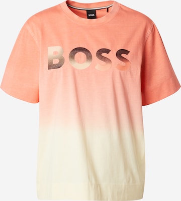 BOSS Black T-Shirt 'Elpha' in Orange: predná strana