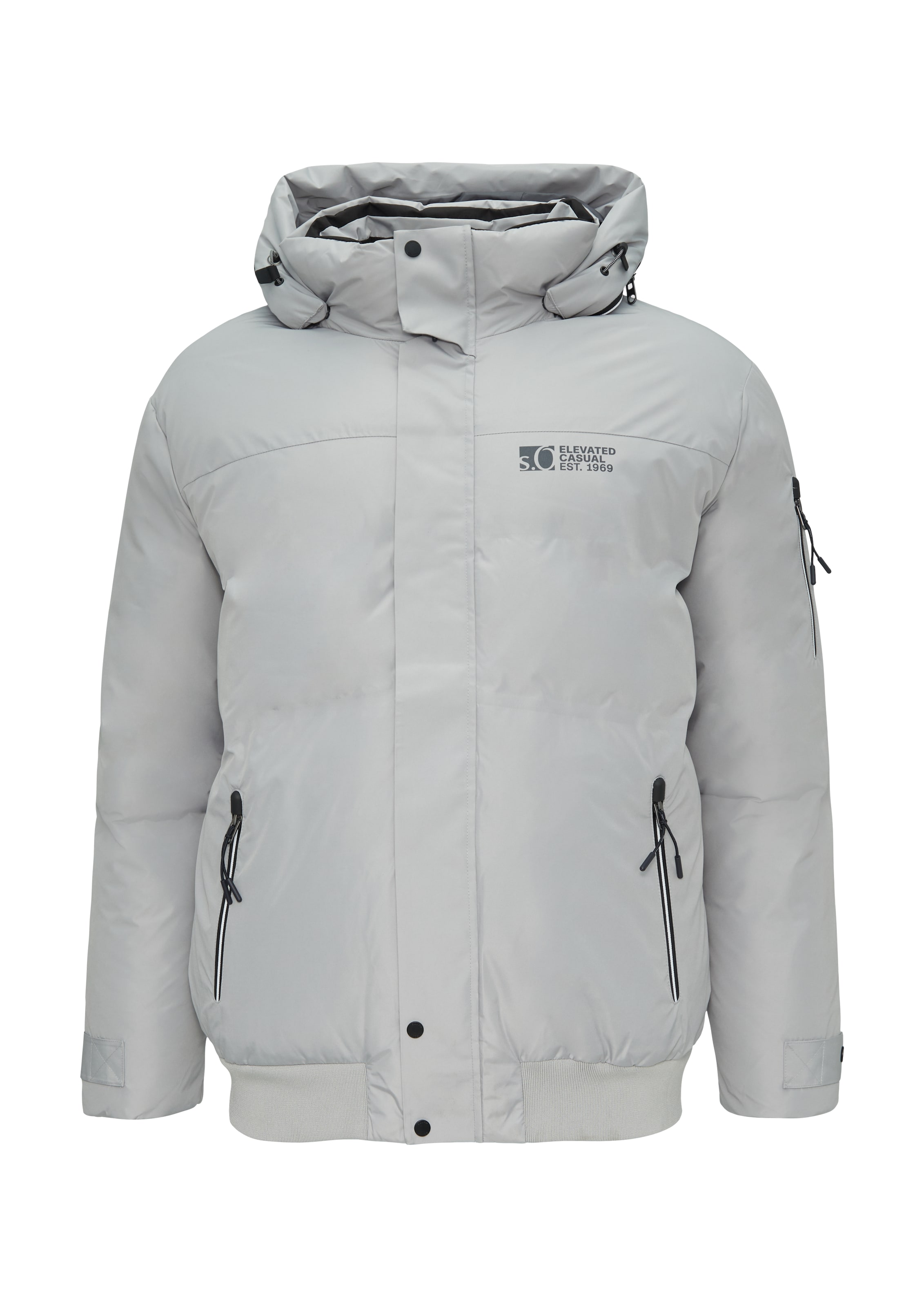 s.Oliver Winterjacke in Grau: Vorderseite