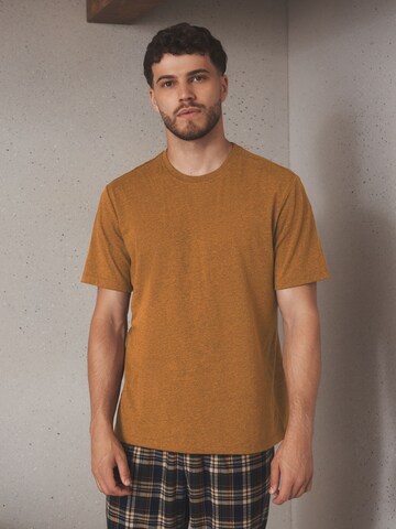 Next Pyjamas lång i brun