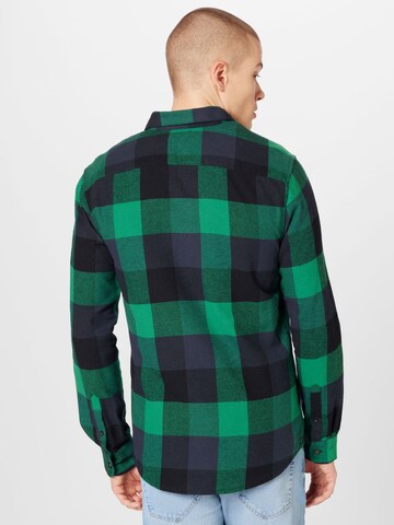 Only & Sons - Ajuste estrecho Camisa 'GUDMUND' en verde