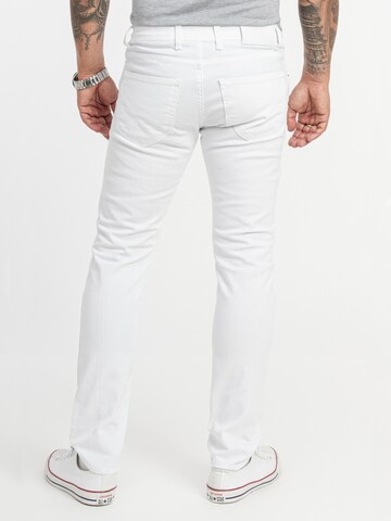 Rock Creek Slimfit Jeans in Weiß