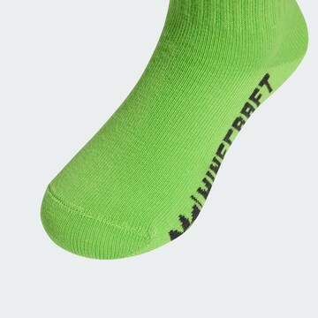 Chaussettes 'Adidas x Minecraft' ADIDAS ORIGINALS en vert
