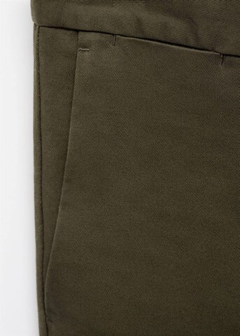 MANGO MAN Slimfit Chinohose 'Barna' in Grün