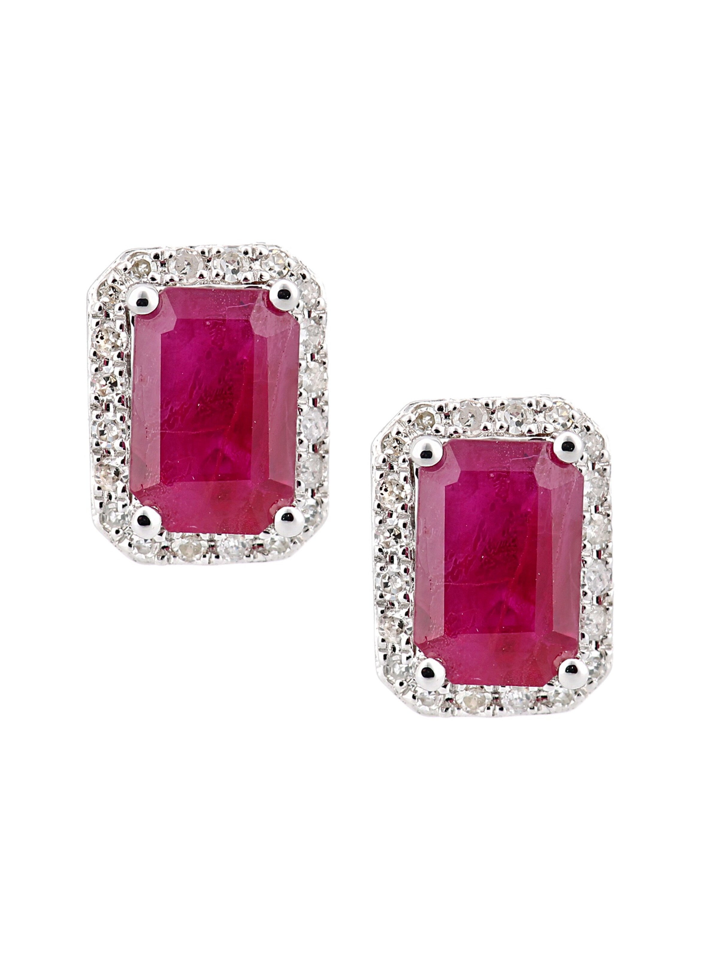 DIAMANT LETERNEL Earrings in Silver: front