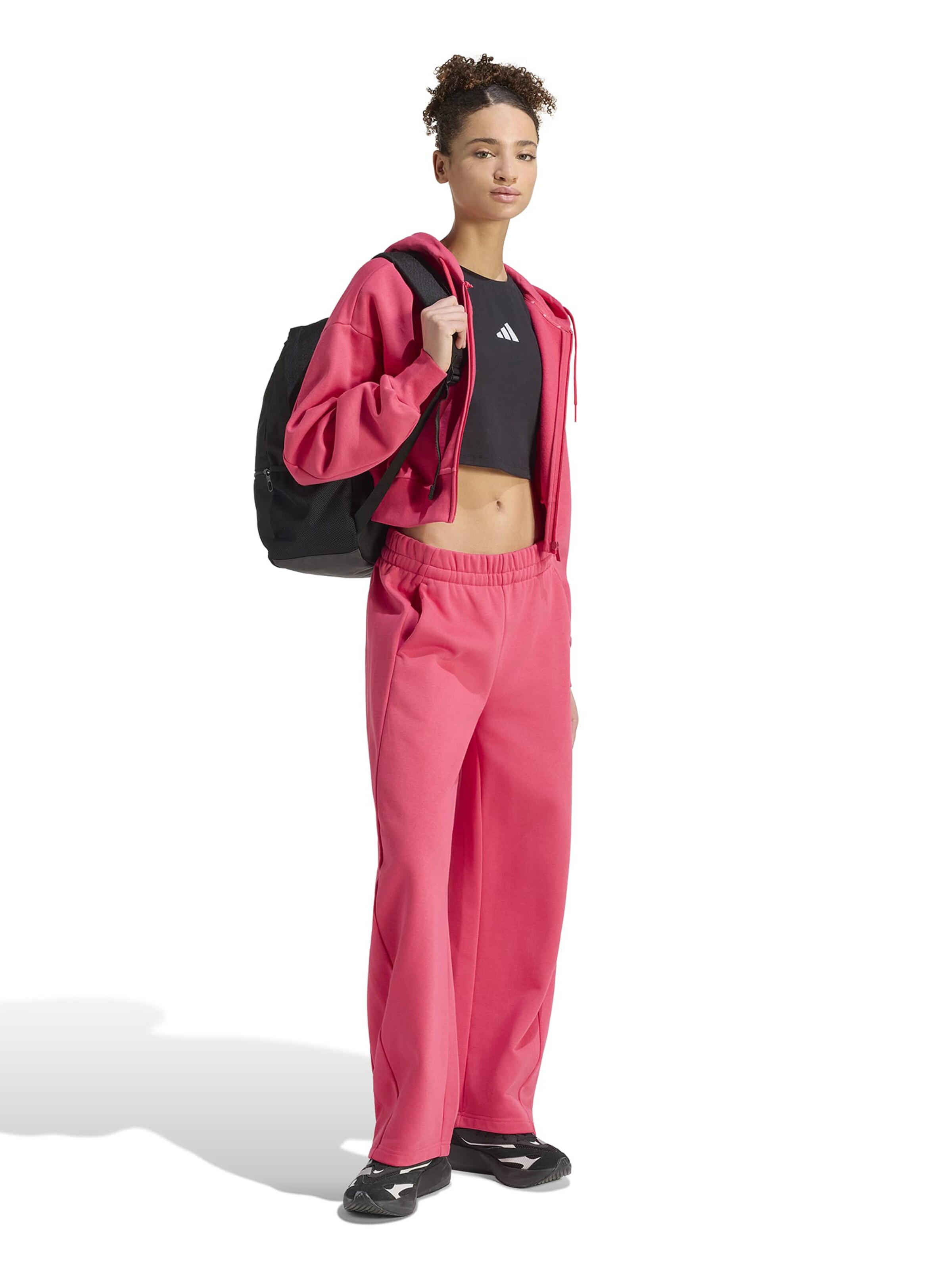 ADIDAS SPORTSWEAR Športová mikina so zipsom - Ružová