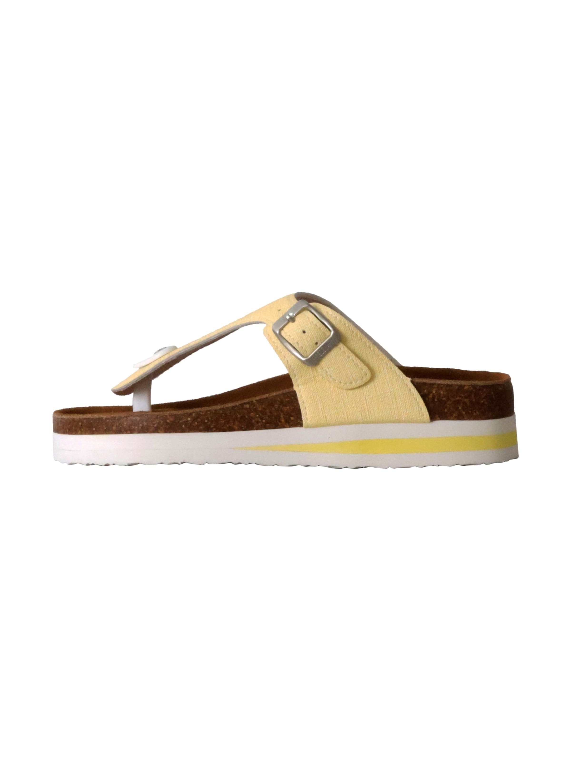 terre de marins - Zapatos abiertos en amarillo