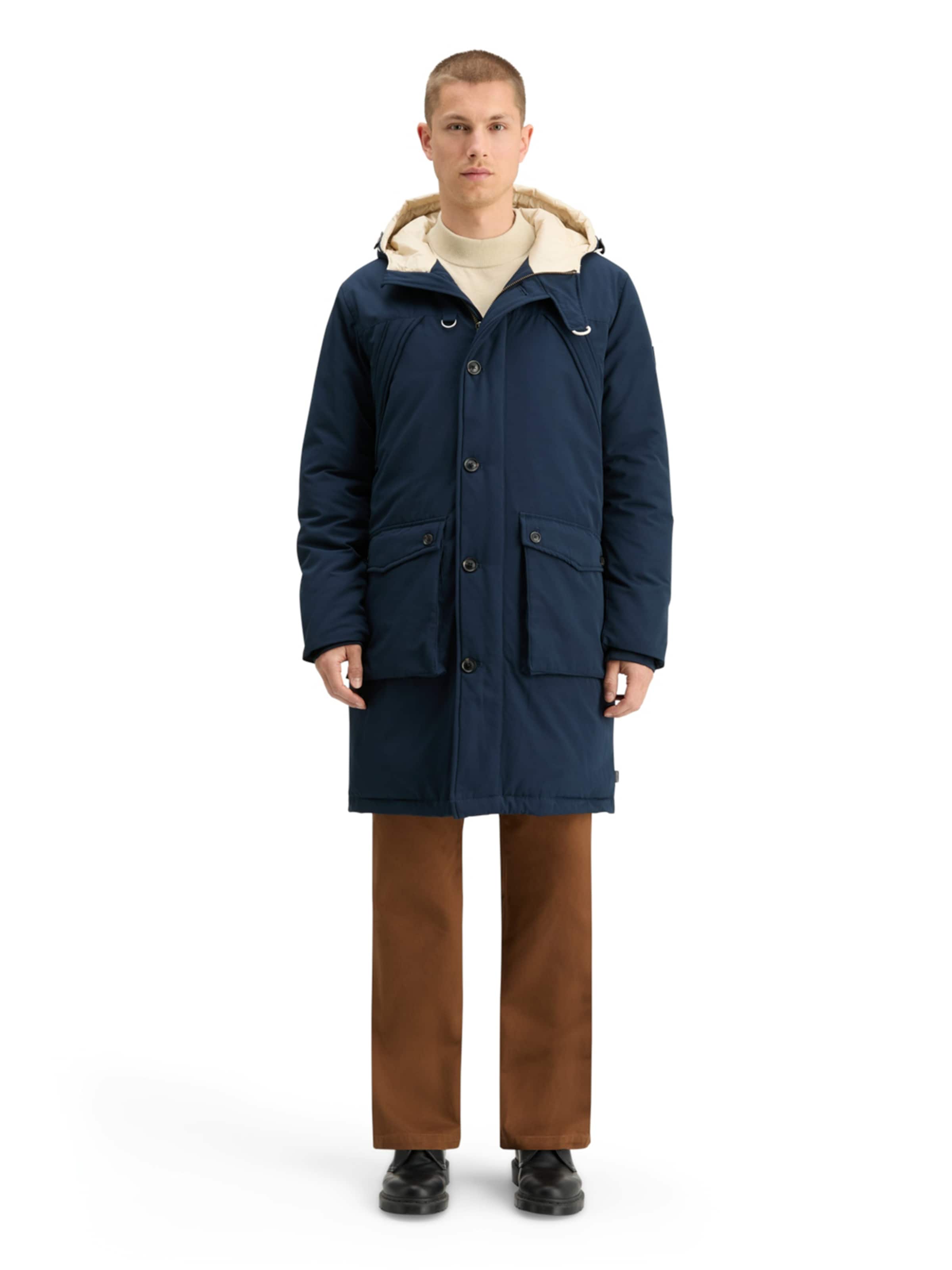 SCOTCH & SODA Overgangsfrakke 'HERITAGE' i blå