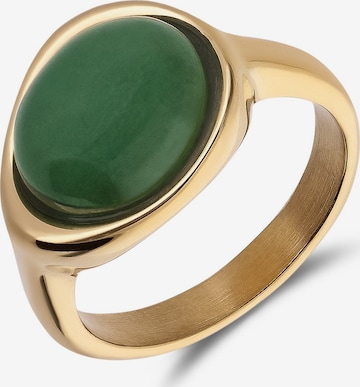 Lucardi Ring in Goud: voorkant