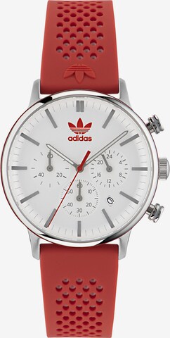 ADIDAS ORIGINALS Analog Watch 'CODE ONE CHRONO' in Red: front