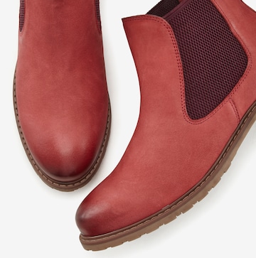 LASCANA - Botas Chelsea en rojo