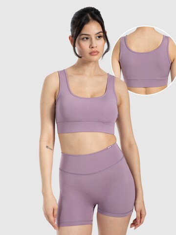 Haut de sport ' Debby ' Smilodox en violet : devant