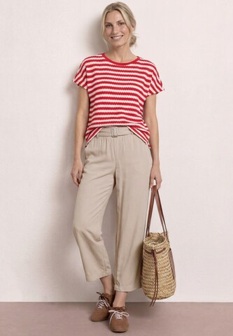 STREET ONE Wide Leg Hose in Beige: Vorderseite