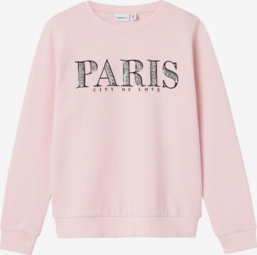 NAME IT Sweatshirt in Roze: voorkant