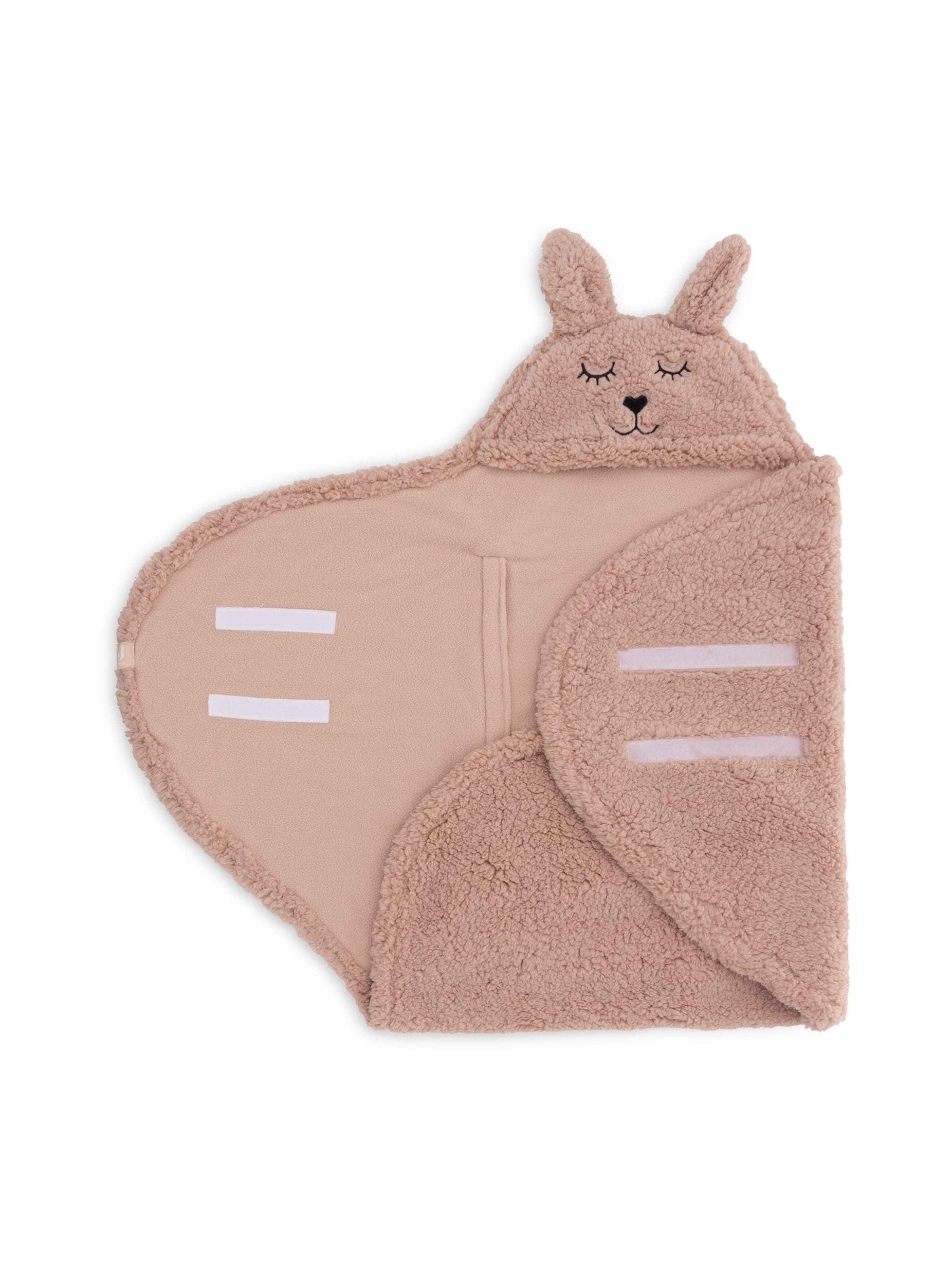Jollein Baby blanket 'Bunny' in Pink: front