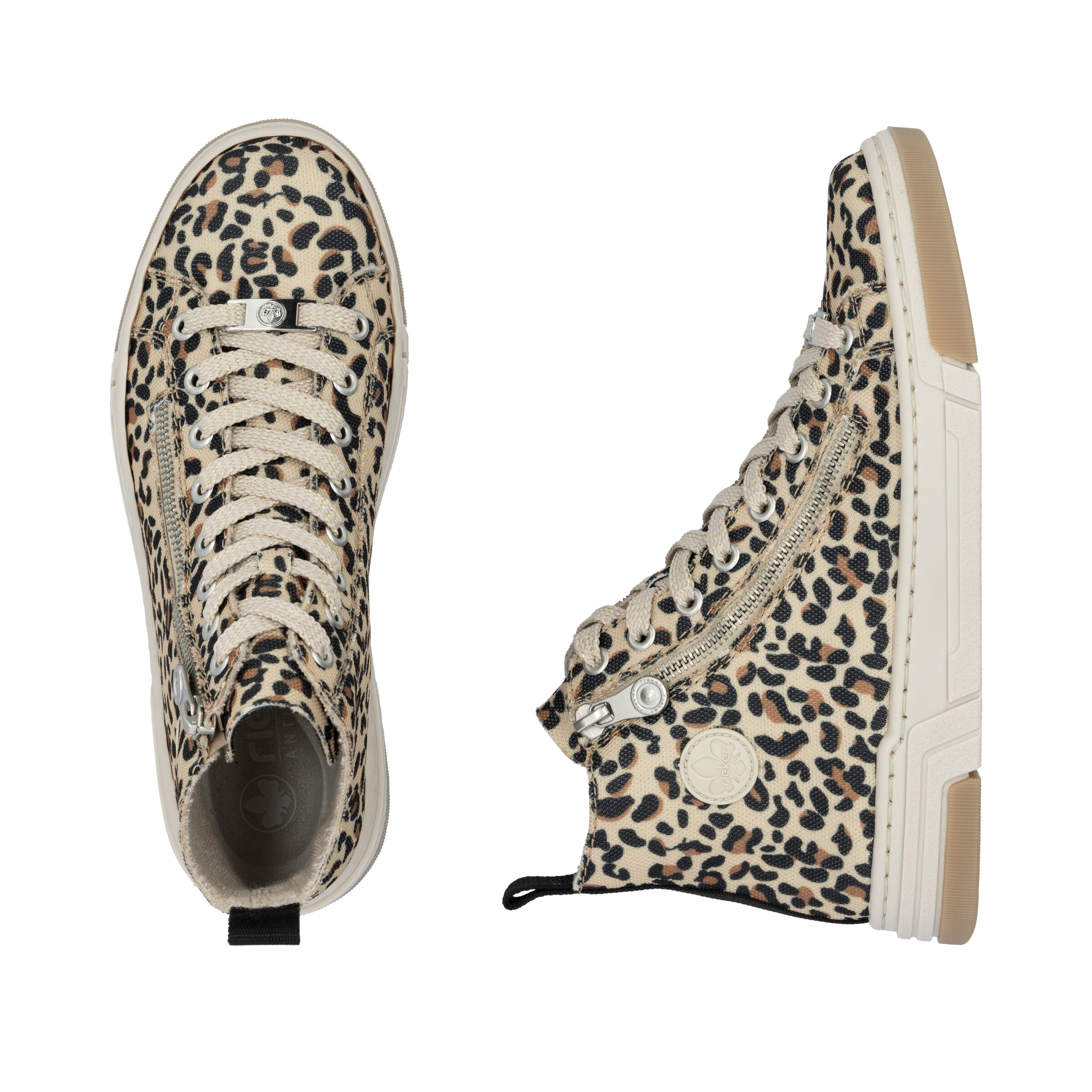 Baskets hautes 'N3903' Rieker en beige