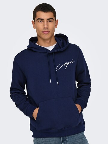 Only & Sons - Sudadera 'ONSDAVID' en azul