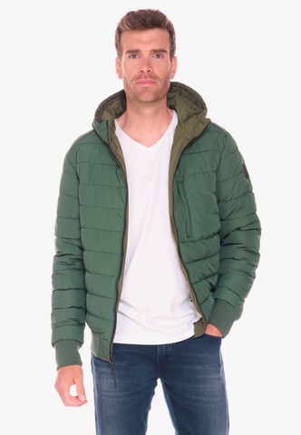 Le Temps Des Cerises Between-season jacket 'Beltag' in Green