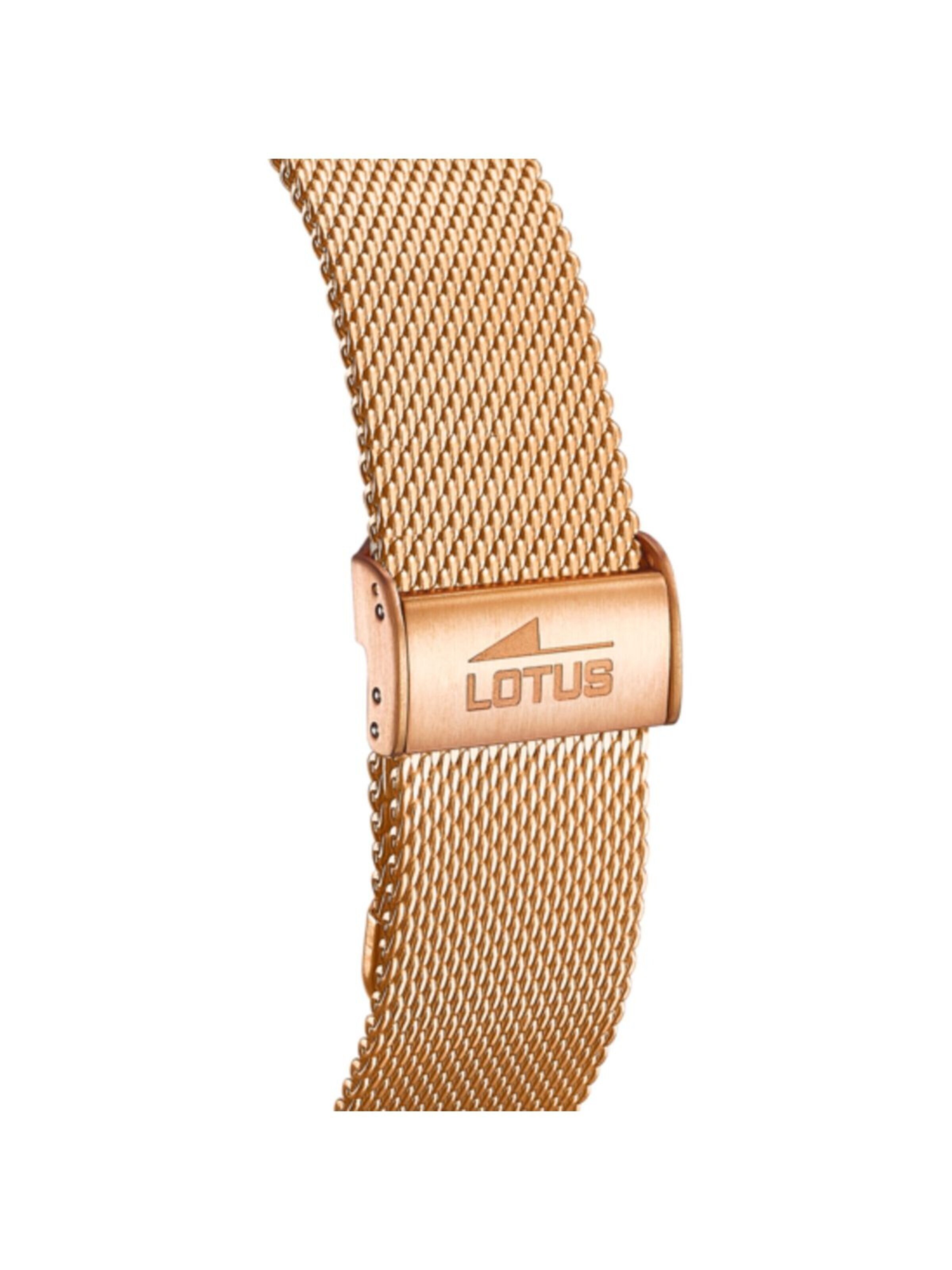 Montre digitale Lotus en or