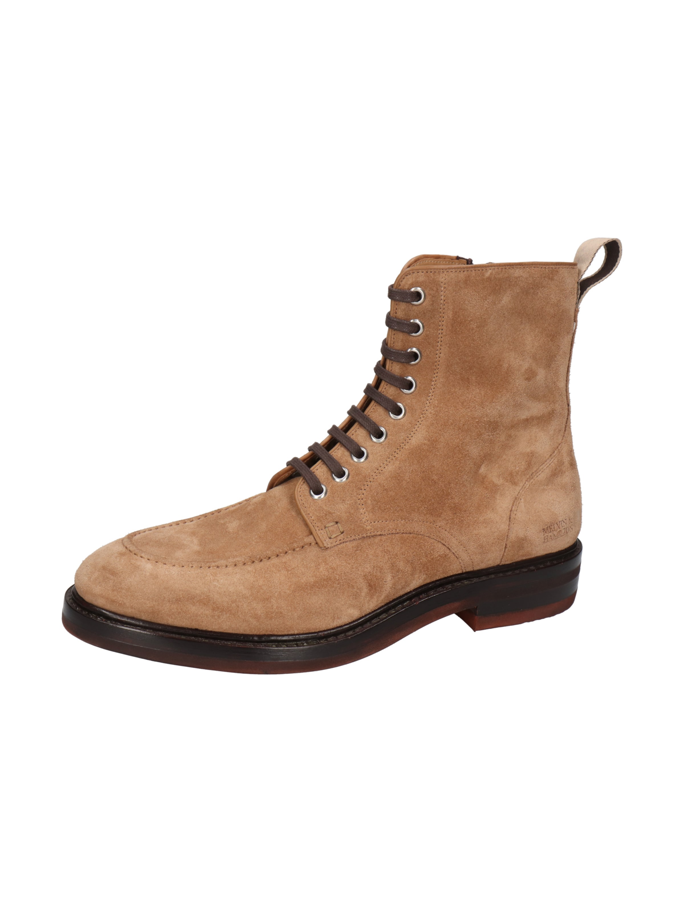MELVIN & HAMILTON Lace-Up Boots 'Rick 2' in Brown: front