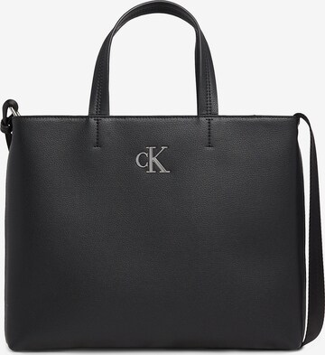 Calvin Klein Jeans Shopper táska - fekete: elől