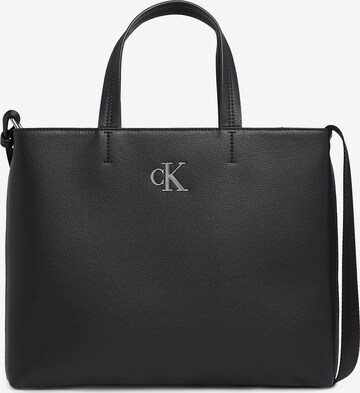 Calvin Klein Jeans Shopper in Black: front