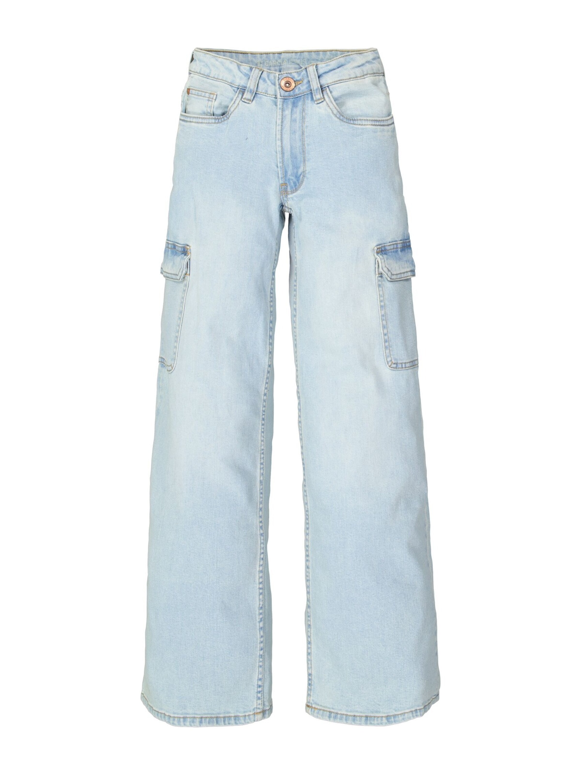GARCIA Wide leg Jeans in Blue: front