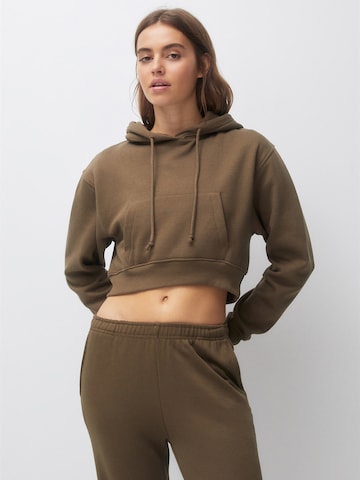 Pull&Bear Sweatshirt i brun: framsida