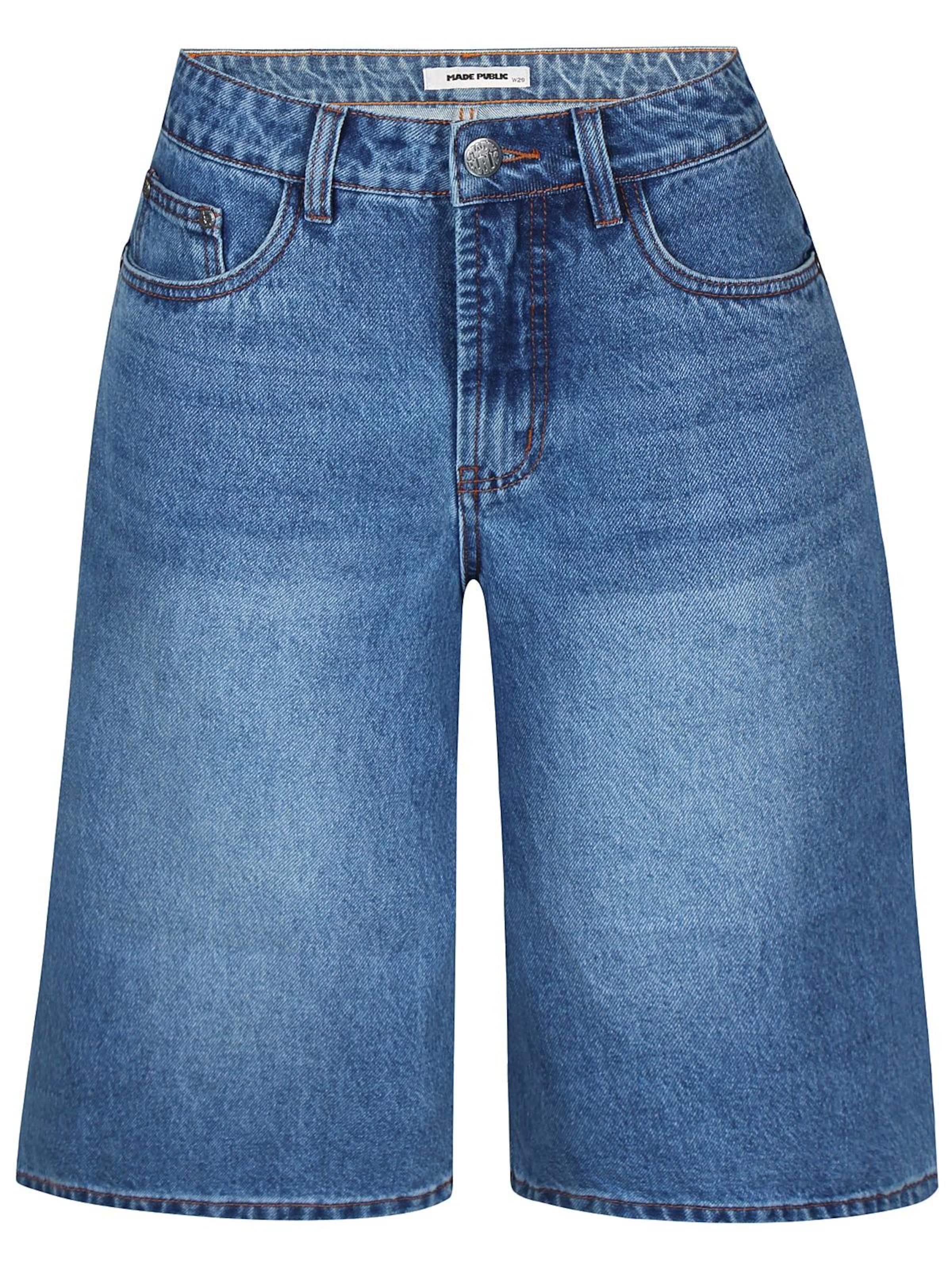 Made Public Wide Leg Jeans 'Nova 004' i blå: forside