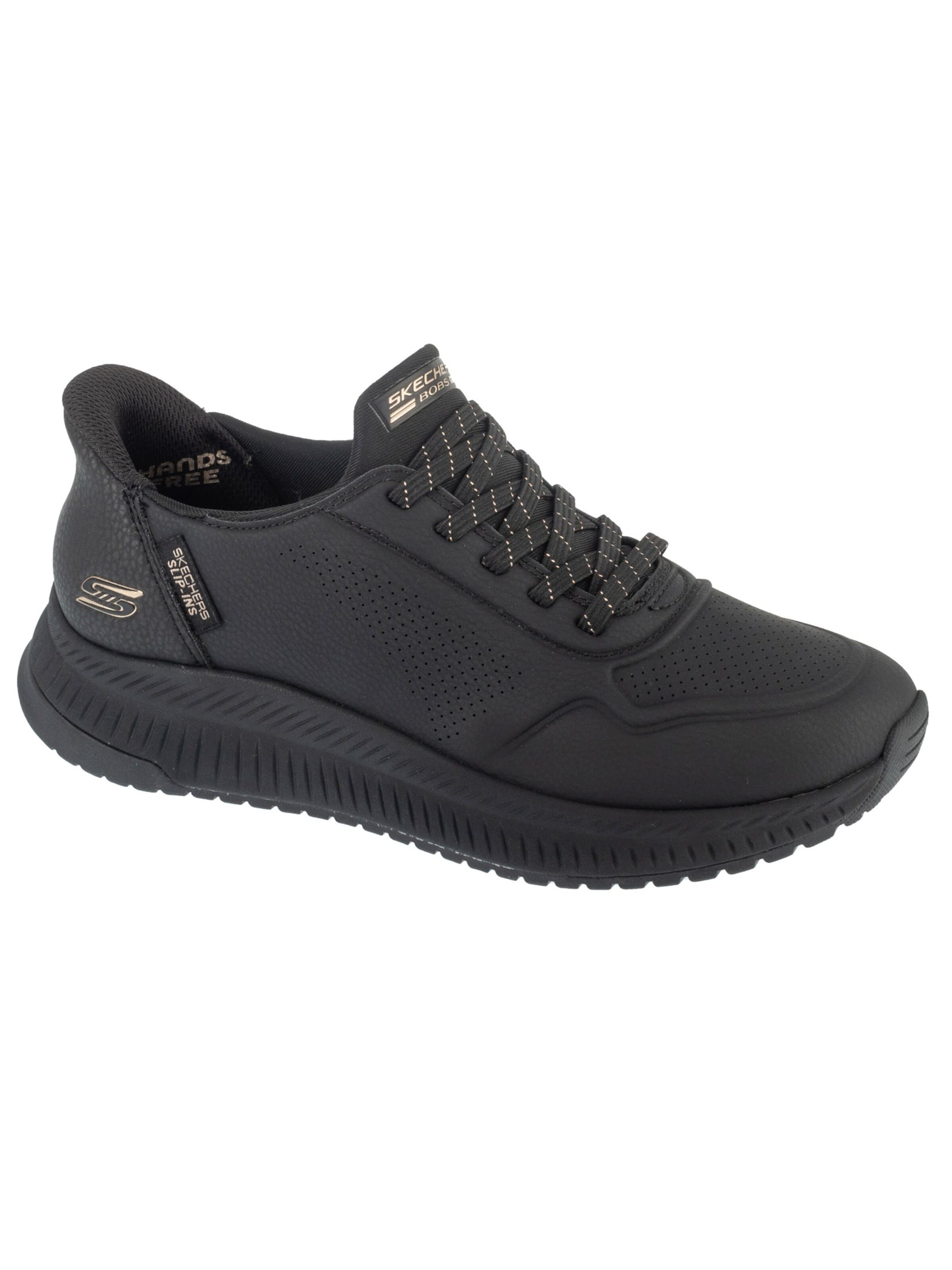SKECHERS Sneakers laag 'Skechers Slip-Ins: Bobs Squad 4 - Key Look' in Zwart: voorkant