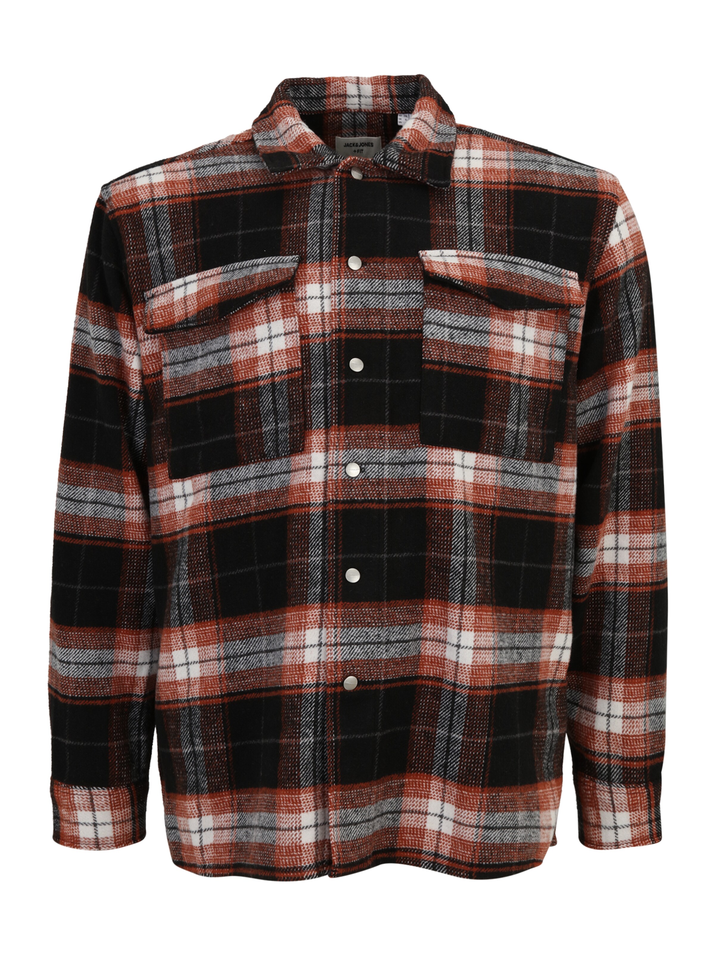 Jack & Jones Plus Kurtka przejściowa 'JORVESTERBRO' w kolorze czarny: przód