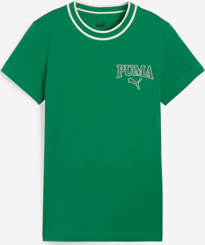 Marškinėliai 'SQUAD' iš PUMA, spalva – žalia / balta, Prekių apžvalga