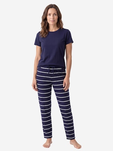SCHIESSER Pajama 'Mix & Relax' in Blue