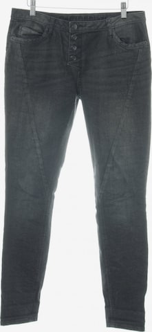 STREET ONE High Waist Jeans 25-26 in Schwarz: predná strana