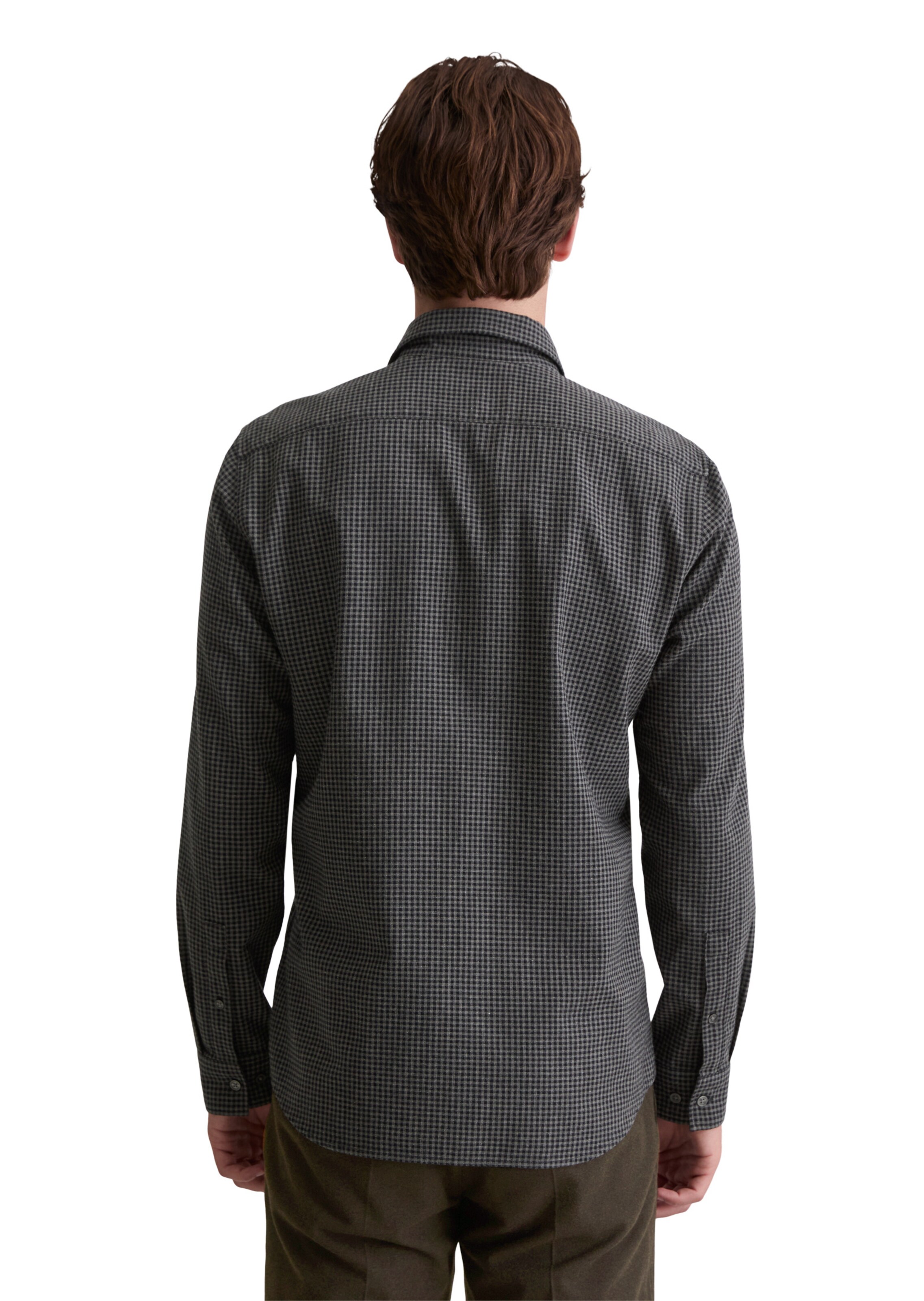 Marc O'Polo Regular fit Overhemd in Zwart