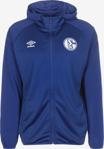 UMBRO Sportjacke 'FC Schalke 04' in Blau: predná strana