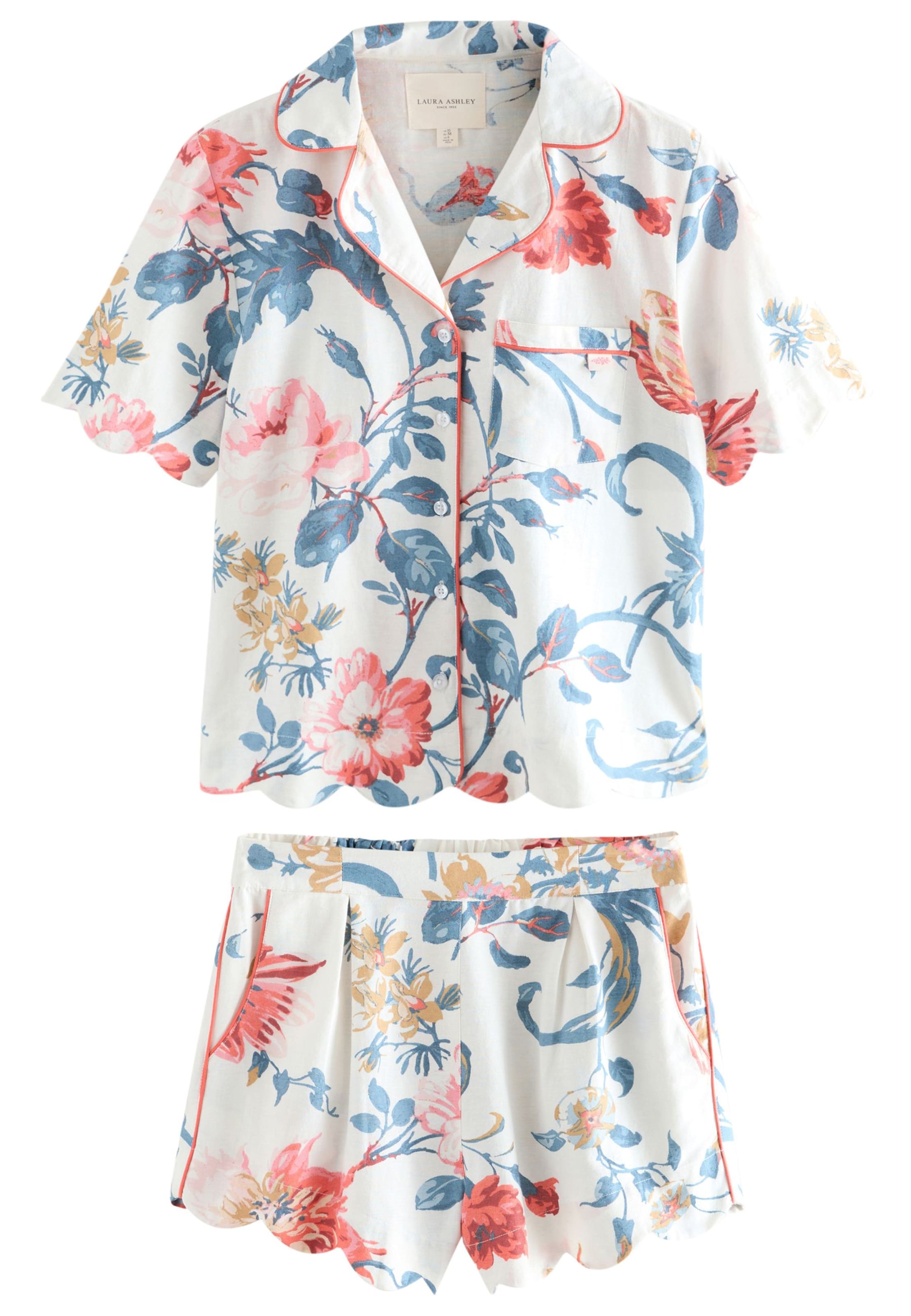 LAURA ASHLEY Shorty in White: front