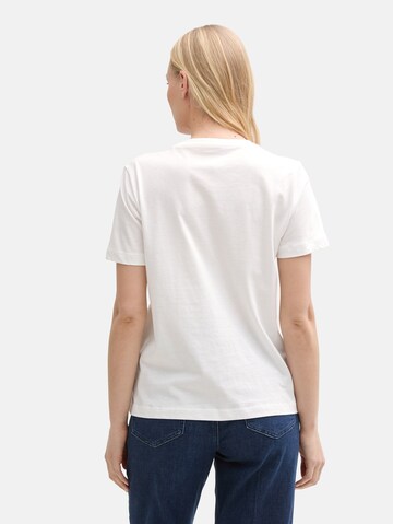 TOM TAILOR T-Shirt in Weiß
