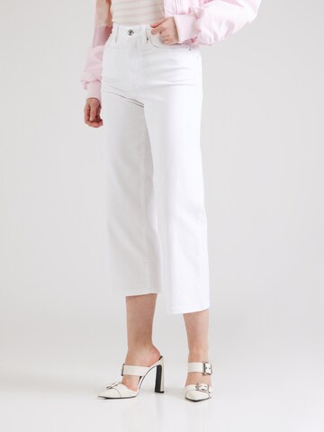 ONLY Wide leg Τζιν 'ONLANN-MADISON' σε λευκό: μπροστά