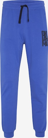 Oklahoma Jeans Pants ' mit Oklahoma Label Print ' in Blue: front
