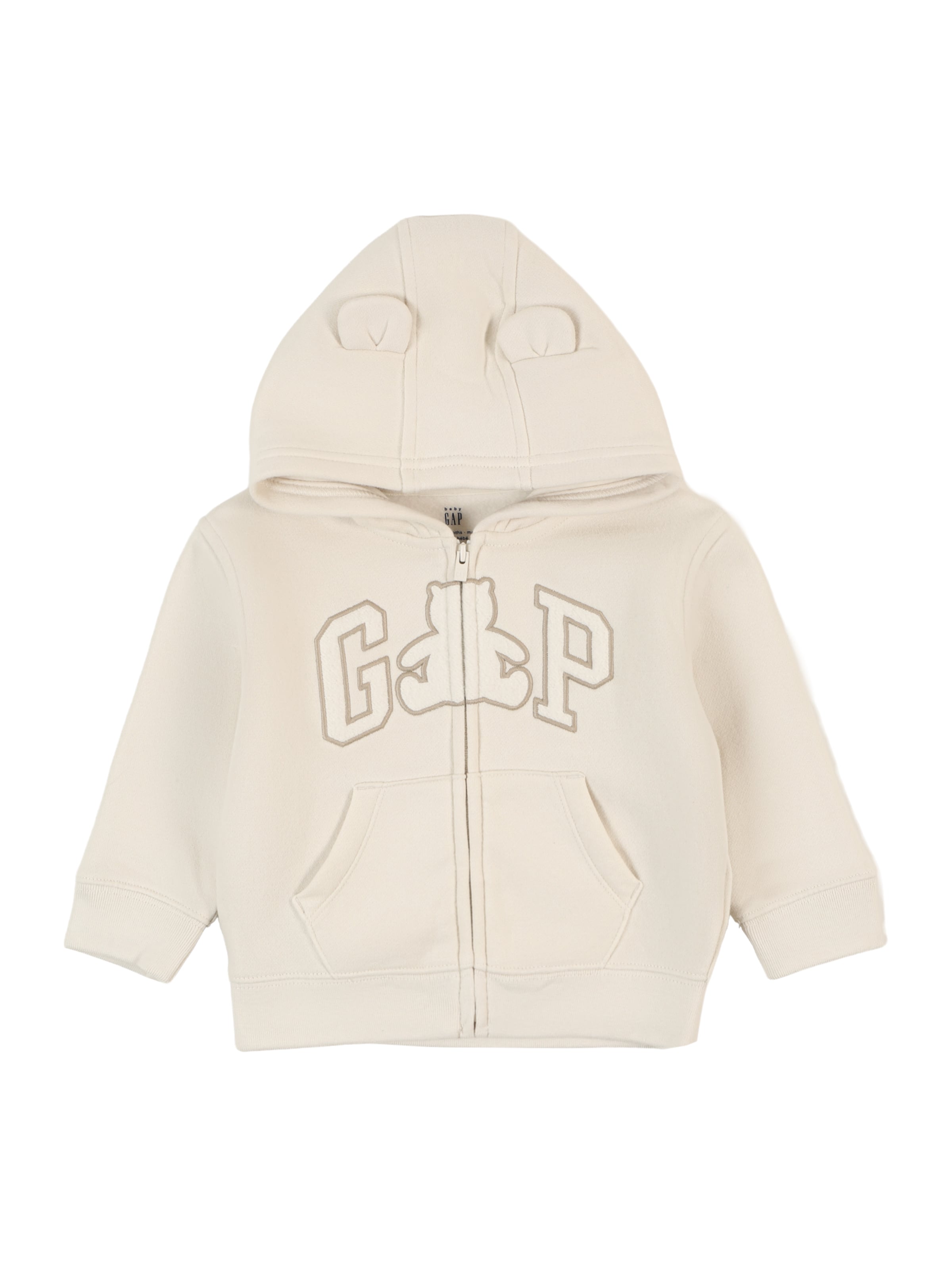 GAP Sweat jacket in Beige: front