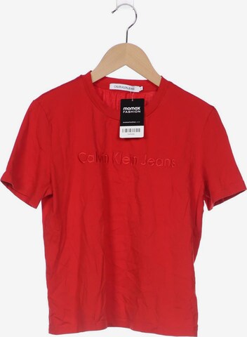 Calvin Klein Jeans T-Shirt M in Rot: predná strana