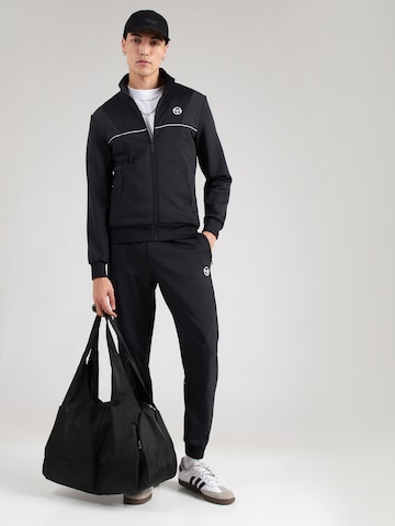 Sergio Tacchini Jogginganzug 'Vega ' in Schwarz: Vorderseite