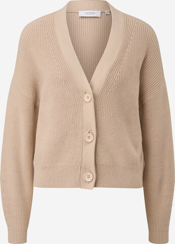 comma casual identity Strickjacke in Beige: predná strana