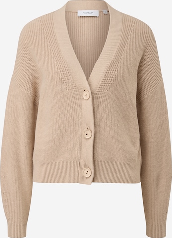 Cardigan comma casual identity en beige : devant