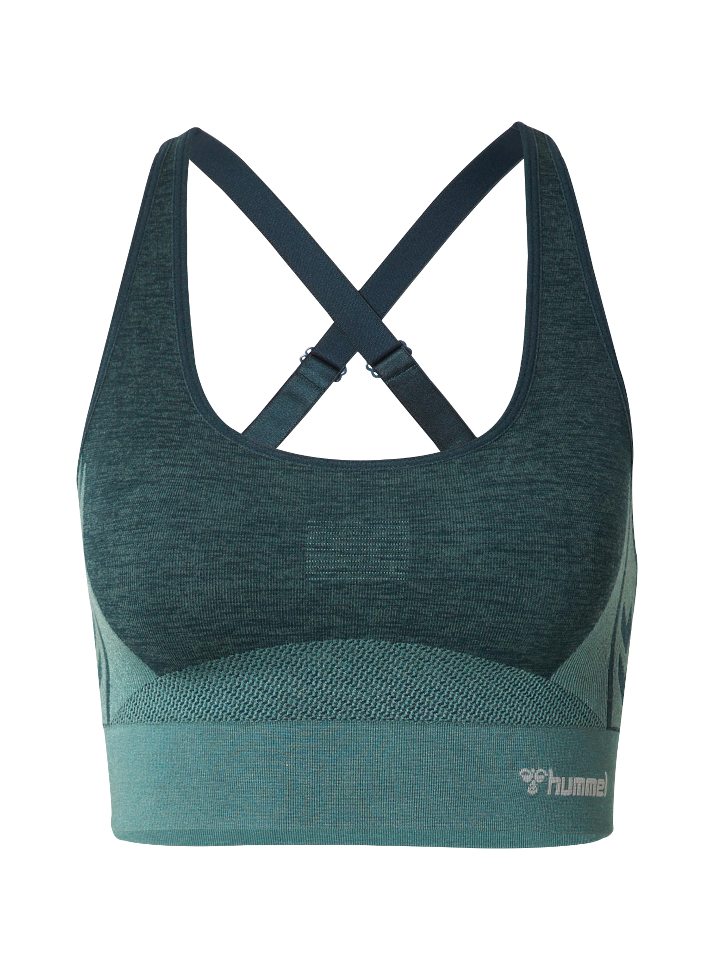 žalia Hummel Biustjė Sportiniai marškinėliai be rankovių: priekis