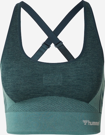 Haut de sport Hummel en vert : devant