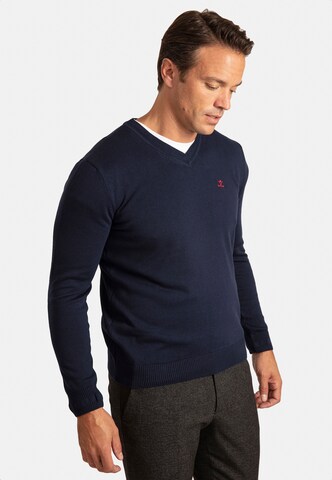 Sir Raymond Tailor Sweater 'Los Angeles' in Blue