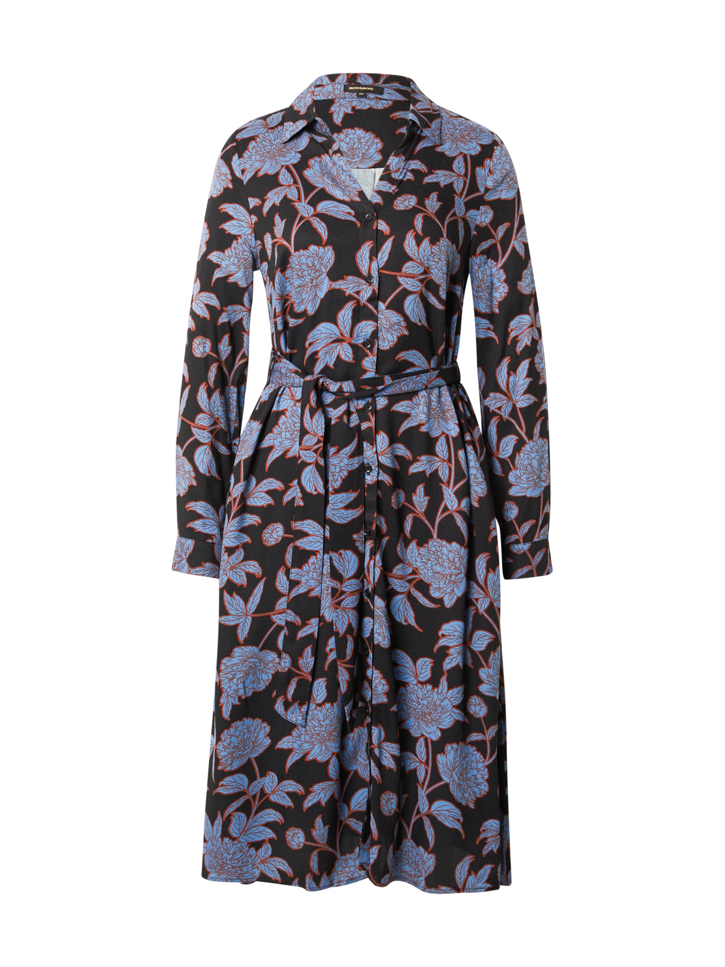 MORE & MORE Рокля тип риза в черно: отпред