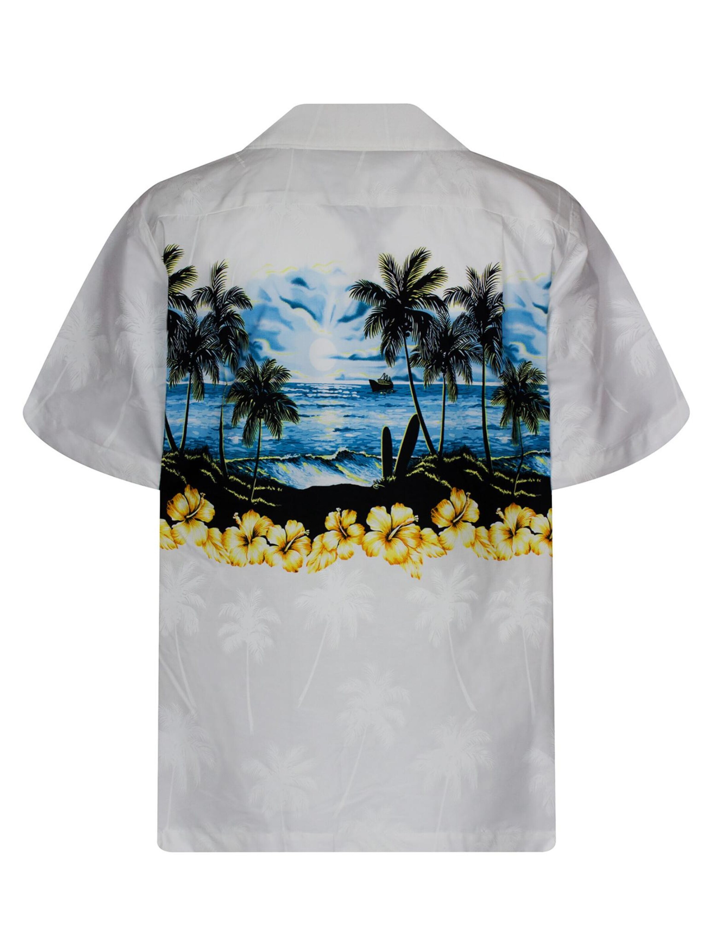 Regular fit Camicia 'Blauer Strand' di KY's in bianco